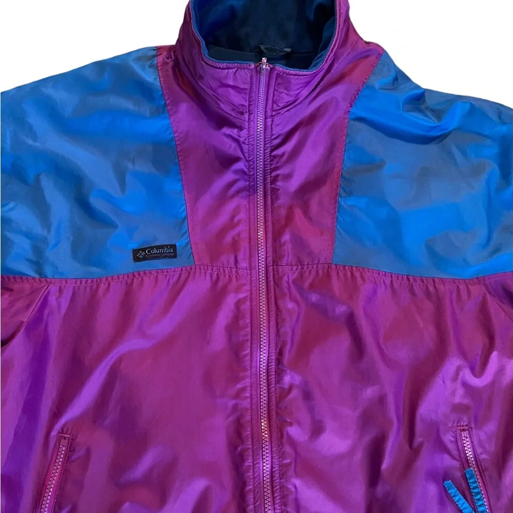 Vintage 80’s/90’s Columbia duo coloured ski jacket with radial sleeves s… - Picture 6 of 16
